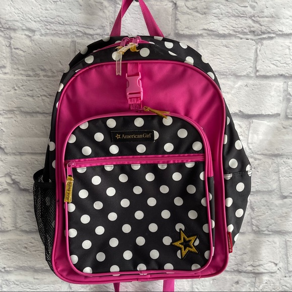 American Girl Bags Preowned Girls American Girl Pink Polka Dot